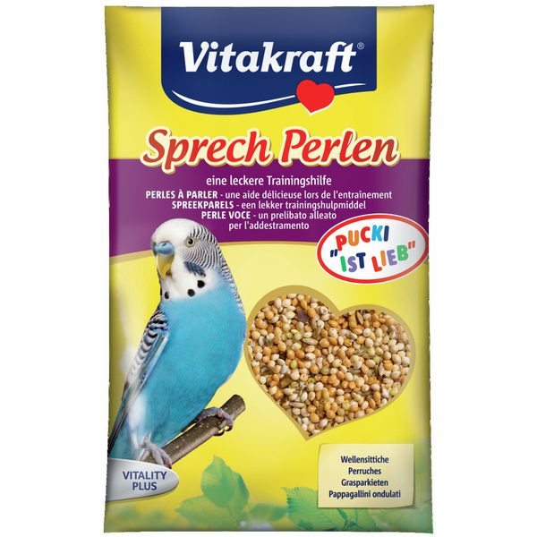 Afbeelding Vitakraft Spreekparels Parkiet - Vogelsnack - 20 g door Petsplace.nl