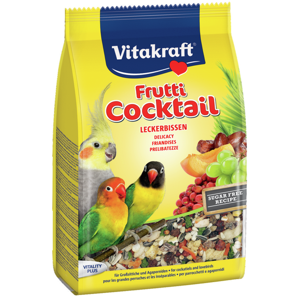 Vitakraft Cocktail Frutti Valk/Agapornis - Vogelsnack - 250 g