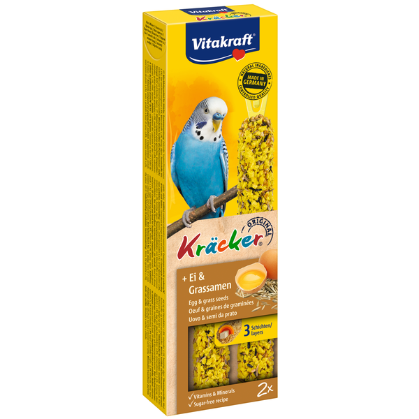 Vitakraft Parkiet Kracker 2 stuks - Vogelsnack - Ei