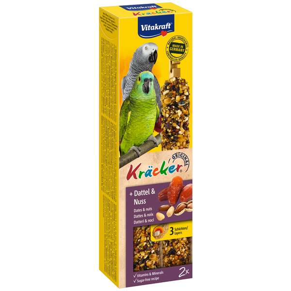 Vitakraft Papegaai Kracker - Vogelsnack - Noten 2 stuks