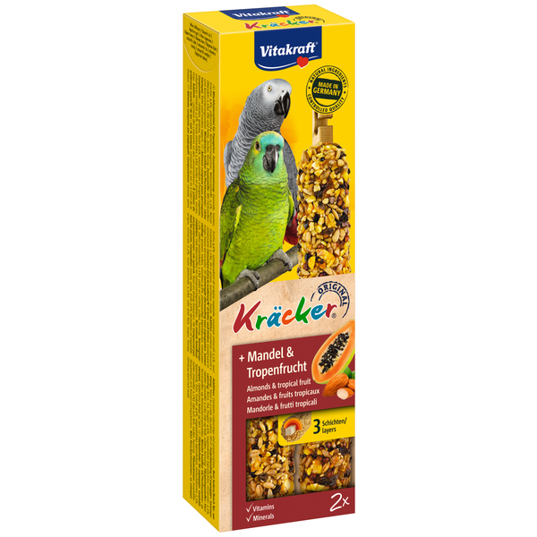 Afbeelding Vitakraft Papegaai Kracker - Vogelsnack - 2 stuks Amazonia door Petsplace.nl