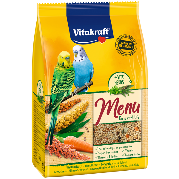 Afbeelding Vitakraft Parkieten Premium Menu - Vogelvoer - 500 g door Petsplace.nl