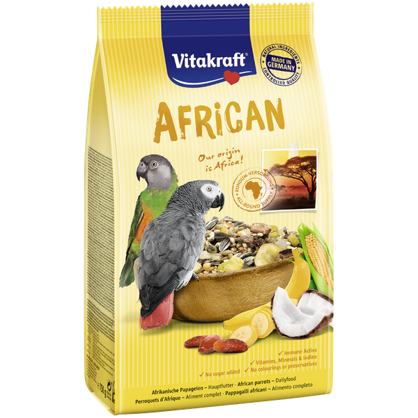 Afbeelding Vitakraft African Papegaaienvoer - Vogelvoer - 750 g door Petsplace.nl