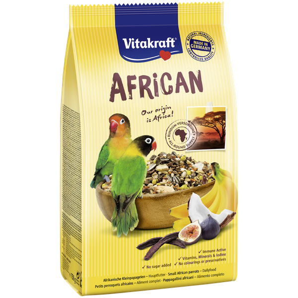 Afbeelding Vitakraft African Agapornidenvoer - Vogelvoer - 750 g door Petsplace.nl