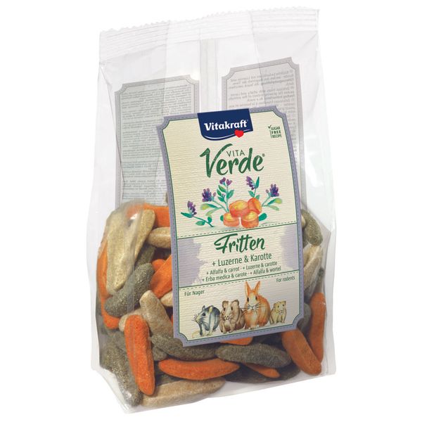 Afbeelding Vitakraft Vita-Verde Fritten - Knaagdiersnack - 200 g door Petsplace.nl