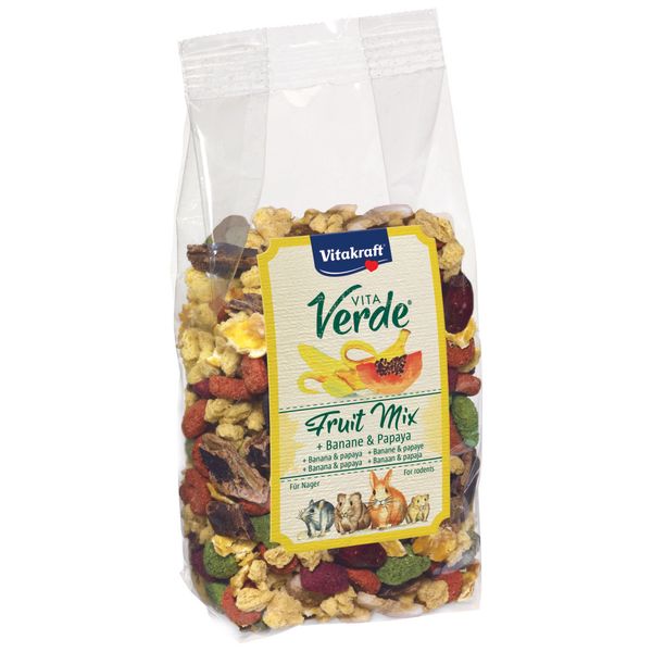 Afbeelding Vitakraft Vita-Verde Happy Frutti - Knaagdiersnack - 200 g door Petsplace.nl