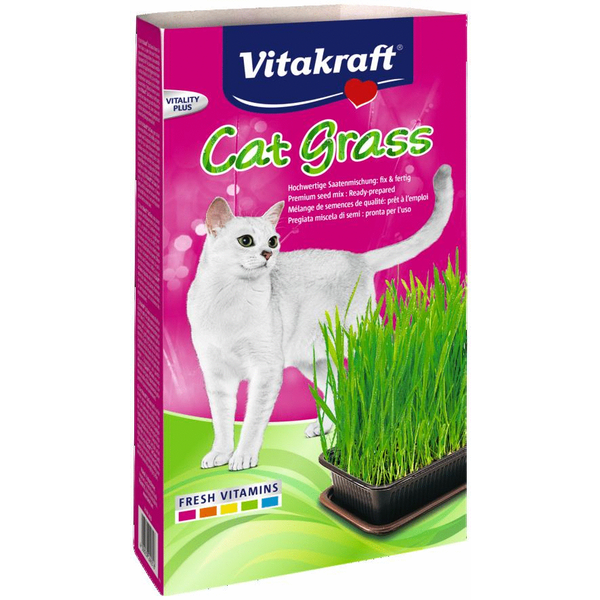 Afbeelding Vitakraft Cat Gras - Kattensnack - Natuur 120 g door Petsplace.nl