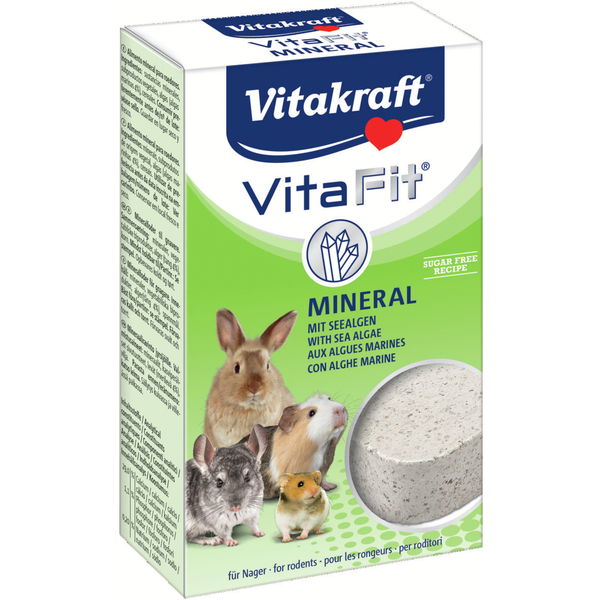 Afbeelding Vitakraft Vita Mineral Knaagsteen - Supplement - 170 g door Petsplace.nl