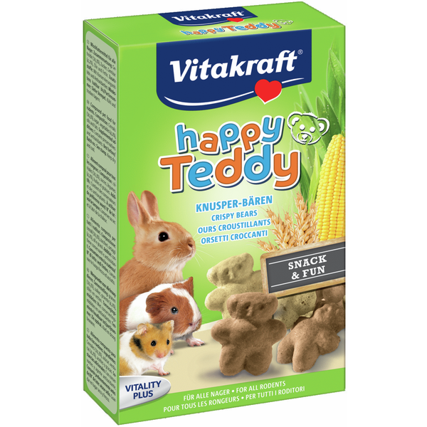 Afbeelding Vitakraft Happy Teddy Vita - Knaagdiersnack - 75 g door Petsplace.nl