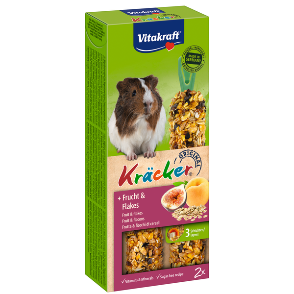 Afbeelding Vitakraft Cavia Kracker - Knaagdiersnack - Fruit door Petsplace.nl