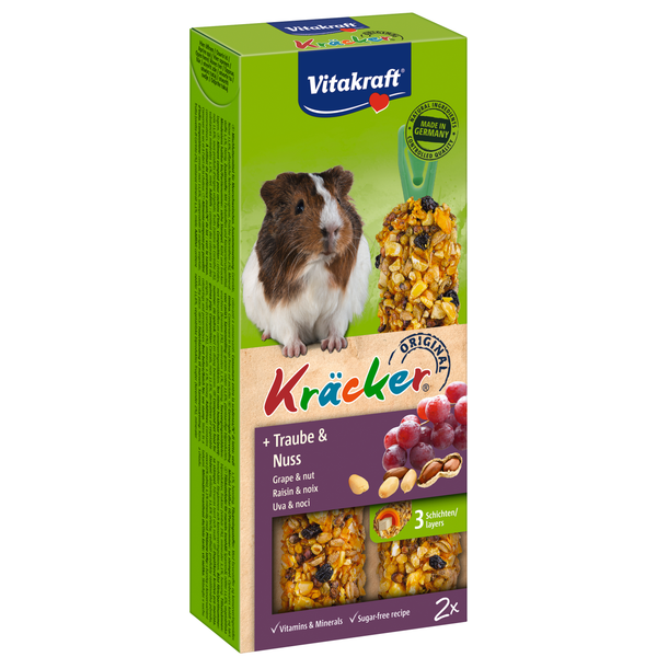 Afbeelding Vitakraft Cavia Kracker - Knaagdiersnack - Noten door Petsplace.nl