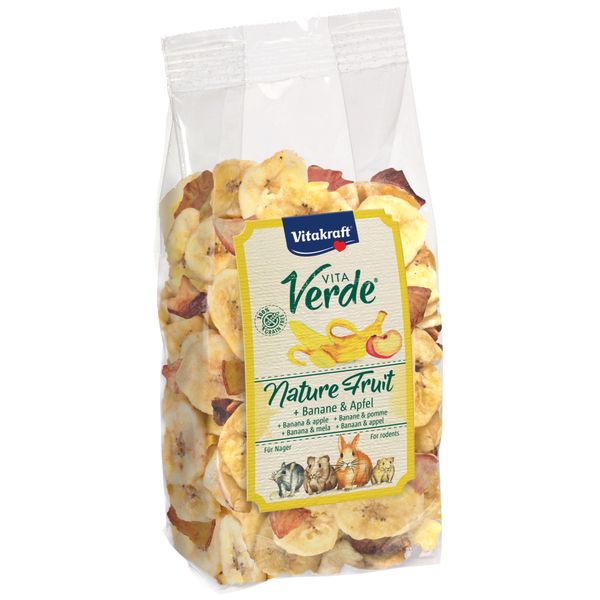 Afbeelding Vitakraft Vita-Verde Banaan En Appel - Knaagdiersnack - 100 g door Petsplace.nl