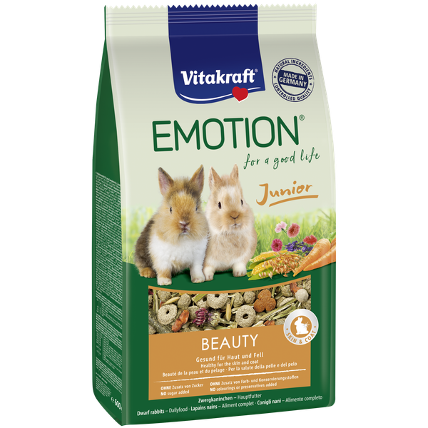 Afbeelding Vitakraft Emotion Beauty Selection Junior Konijn - Konijnenvoer - 600 g door Petsplace.nl