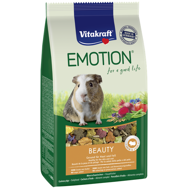 Afbeelding Vitakraft Emotion Beauty Selection Adult Cavia - Caviavoer - 1.5 kg door Petsplace.nl