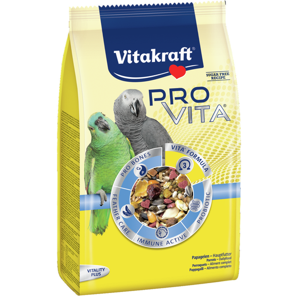 Afbeelding Vitakraft Pro Vita Papegaai - Vogelvoer - 750 g door Petsplace.nl