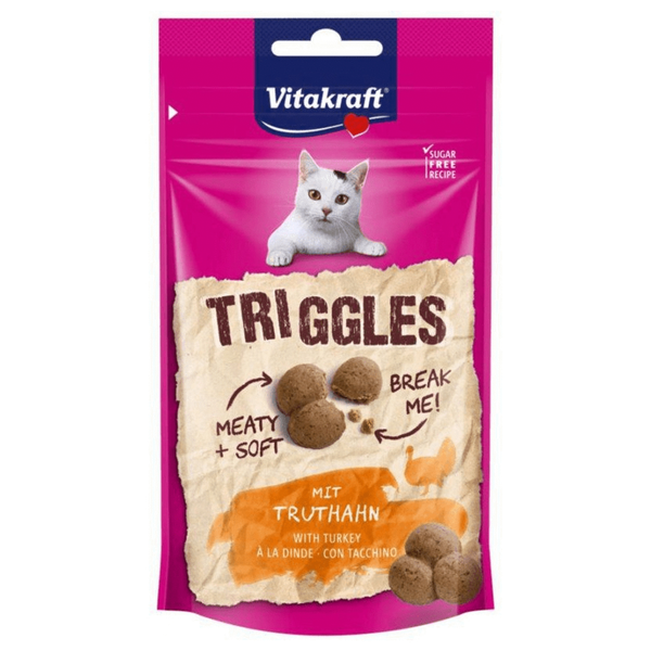 Afbeelding Vitakraft Kattensnack Triggles Kalkoen Kattensnacks door Petsplace.nl