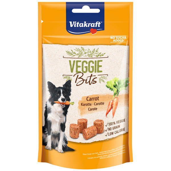 Afbeelding Vitakraft Veggie Bits - Hondensnacks - Wortel 40 g door Petsplace.nl
