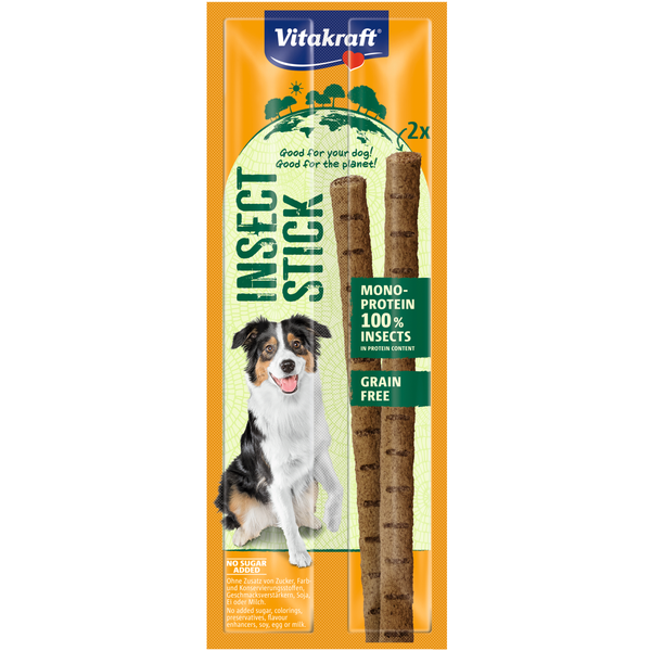 Afbeelding Vitakraft Insect Stick Hermetia - Hondensnacks - Insecten 25 g door Petsplace.nl