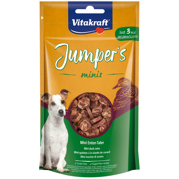 Vitakraft Jumpers Mini - Hondensnacks - Eend 80 g