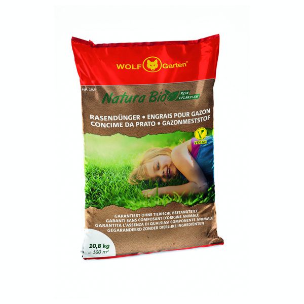 Afbeelding Wolf-Garten Natura Bio Gazonmest - Gazonmeststoffen - 10.8 kg door Petsplace.nl