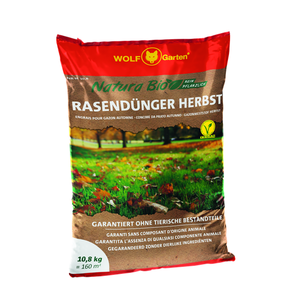 Afbeelding Wolf-Garten Natura Bio Gazonmest Herfst - Gazonmeststoffen - 10.8 kg door Petsplace.nl