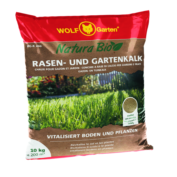 Afbeelding Wolf-Garten Natura Bio Gazon & Tuinkalk - Gazonmeststoffen - 10 kg door Petsplace.nl