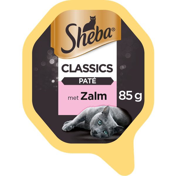 Afbeelding Sheba Paté met Zalm Per 22 door Petsplace.nl