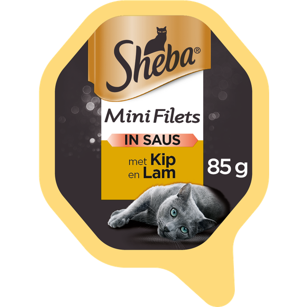 Afbeelding Sheba Selection Kip en Lam in Saus Per 22 door Petsplace.nl