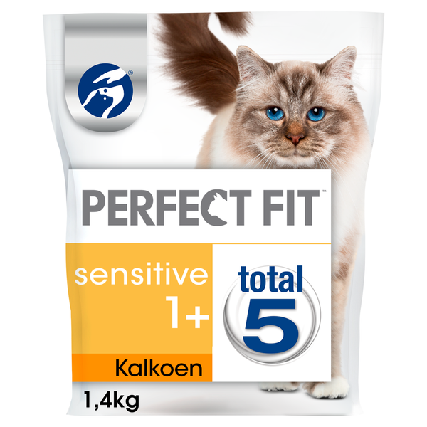 Perfect Fit Droogvoer Sensitive Kalkoen 1.4 kg Kattenvoer