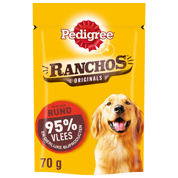 Pedigree Ranchos 70 g - Hondensnacks - Rund