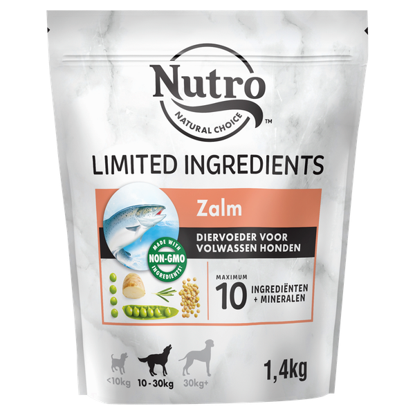 Afbeelding NU ADULT LIM.INGR. ZALM 1,4KG 00002 door Petsplace.nl