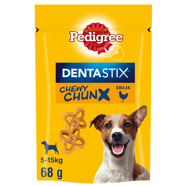 Afbeelding Pedigree Dentastix Chewy Chunx Mini - Hondensnacks - Kip 68 g door Petsplace.nl