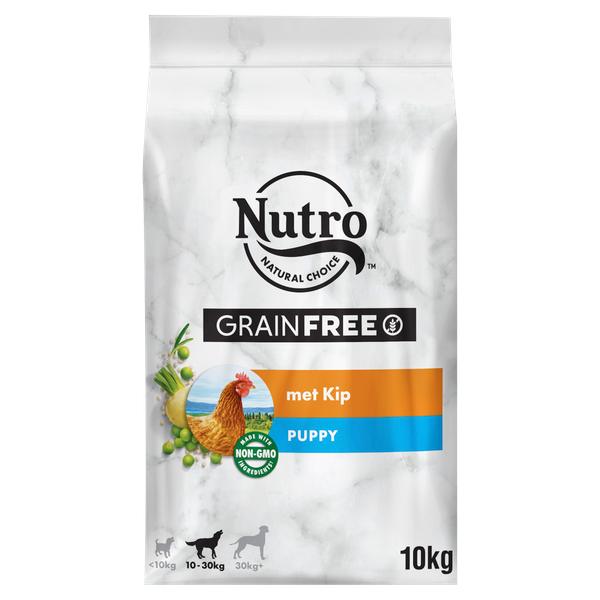 Afbeelding Nutro hondenvoer Grain Free puppy kip 10 kg door Petsplace.nl
