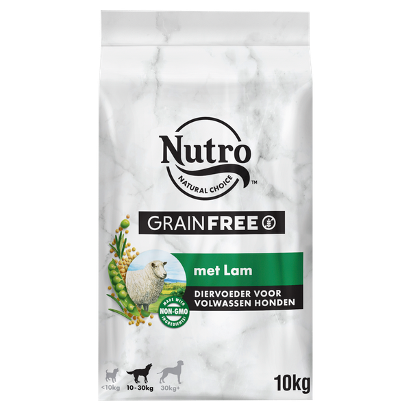 Nutro Grain Free Adult Medium met lam hondenvoer 10 kg