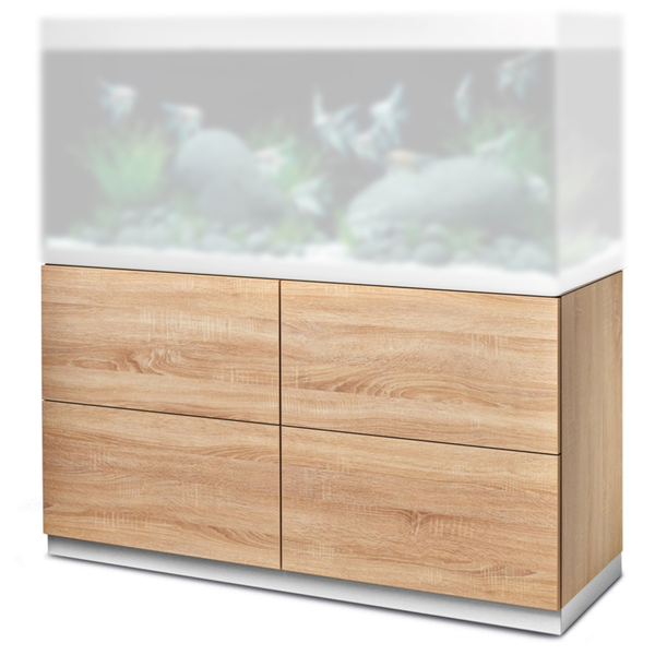 Afbeelding Oase Highline 400 Kast Donker Hout - Aquariummeubel - 140x50x76 cm door Petsplace.nl