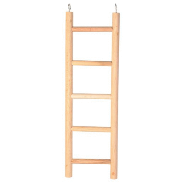 Afbeelding Trixie Vogel Houten Ladder Grote Parkiet / Papegaai 45 cm Vogel speelgoed door Petsplace.nl