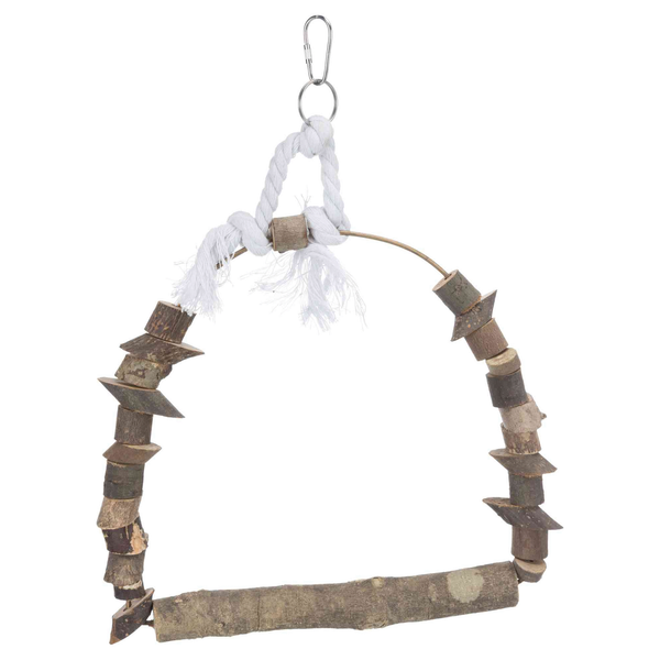 Afbeelding Trixie Natural Living Boogschommel 22 x 29 cm Vogel speelgoed door Petsplace.nl