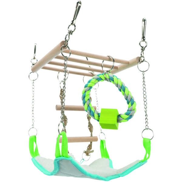 Trixie Hangbrug Met Hangmat Speelgoed 17x22x15 cm