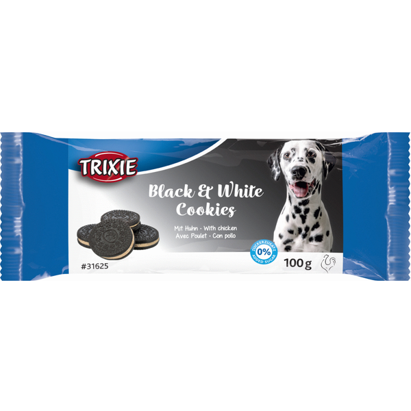 Afbeelding Trixie Black & Whites Cookies voor de hond 100 gram door Petsplace.nl