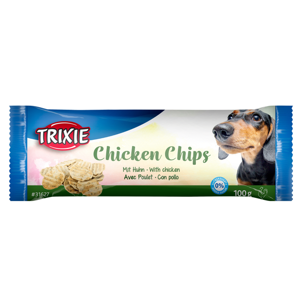 Afbeelding Trixie Chicken Chips - Hondensnacks - Kip Ø 4 cm 100 g door Petsplace.nl