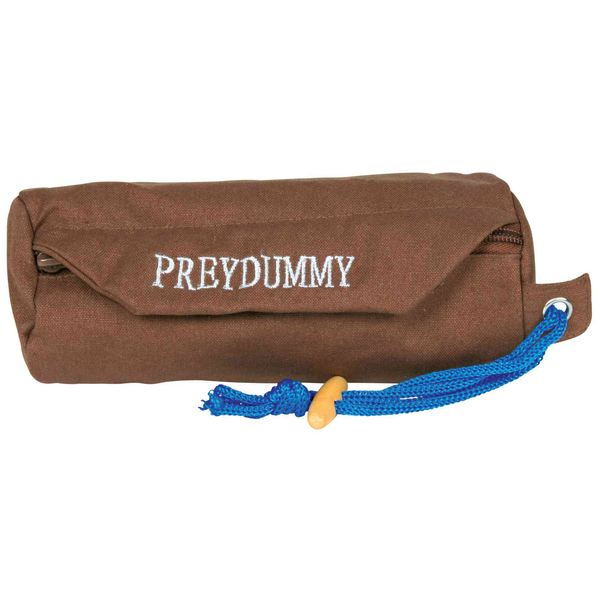Trixie Dog Activity Preydummy - Bruine met blauwe lus - ø 8 × 20 cm