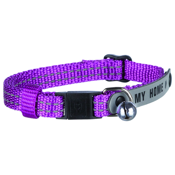 Afbeelding Trixie Halsbandje Met Reflecterende Adreslabel - Kattenhalsband - Multi-Color door Petsplace.nl