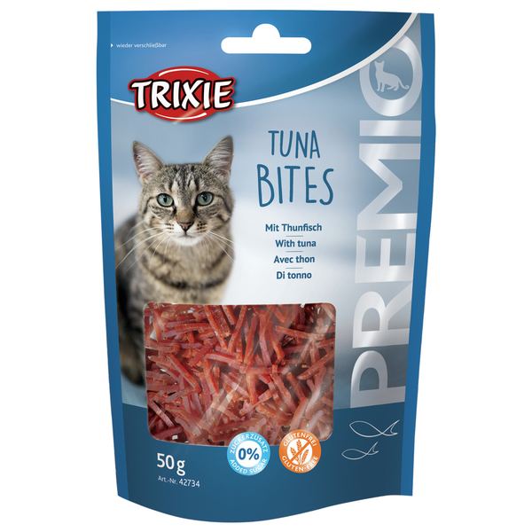 Afbeelding Trixie Premio Hapjes 50 g - Kattensnack - Tonijn door Petsplace.nl