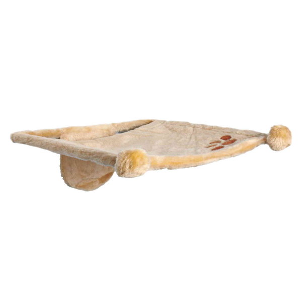 Afbeelding Trixie Hangmat Voor Aan De Muur - Kattenhangmat - 42x41 cm Beige door Petsplace.nl