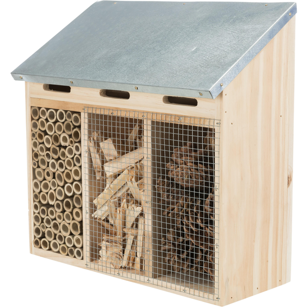 Afbeelding Trixie Insectenhotel 3-Delig - Nestkast - 30x14x30 cm Houtkleur door Petsplace.nl