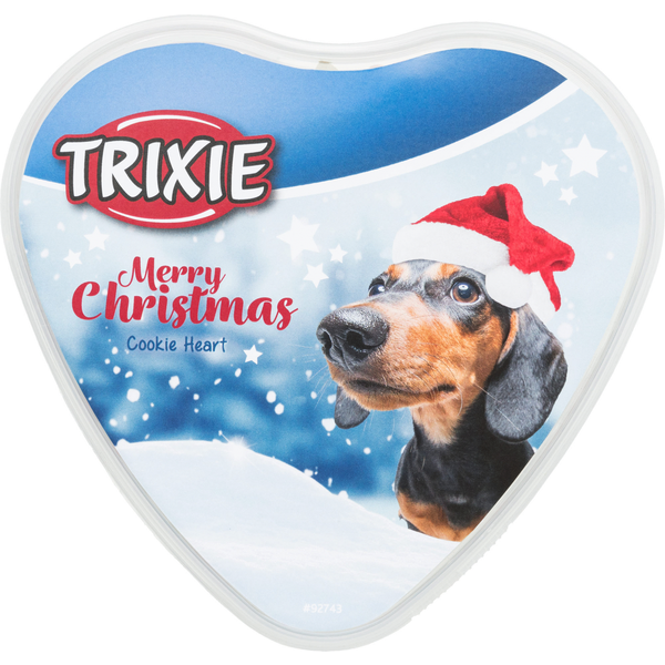 Afbeelding Trixie Merry Christmas Cookie Heart - Hondensnacks - 300 g door Petsplace.nl