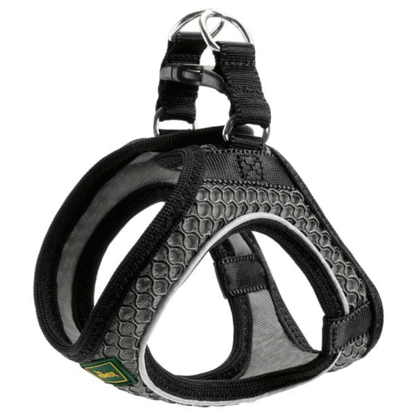 Afbeelding Hunter Harnas Hilo Comfort Antraciet - Hondenharnas - 30-35/33-36 cm door Petsplace.nl