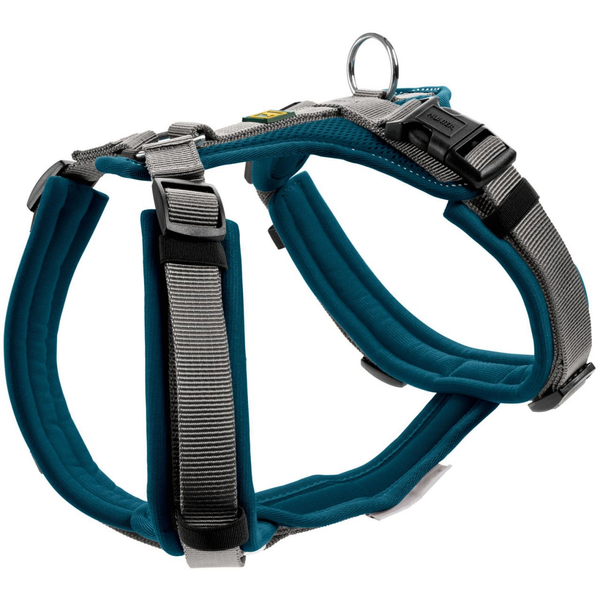 Hunter Harnas Maldon Petrol&Grijs - Hondentuig - 69-105 cm