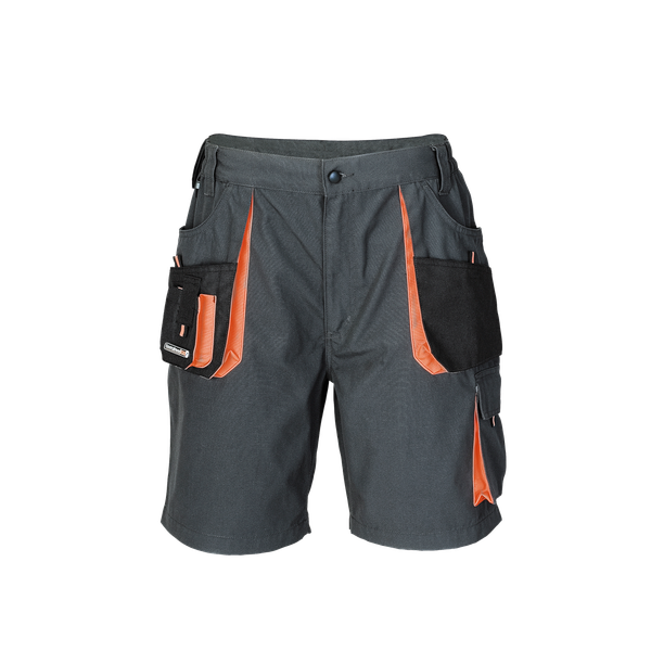 Afbeelding Terra Trend Job Werkshort Grijs&Oranje&Zwart - Werkkleding - 50 door Petsplace.nl