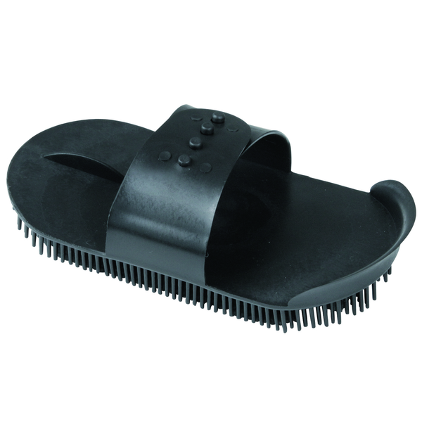 Afbeelding Waldhausen Penborstel Plastic Verstelbaar - Paardenverzorging - 19 cm Zwart door Petsplace.nl